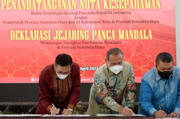 Sinergi dengan Semua Pihak, Pemprov Siap Membumikan Pancasila di Sumut